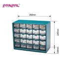china supplier ABS frame PS drawer plastic storage tool box