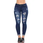 Chinese supplier latest ladies jeans woman denim pants
