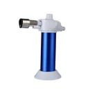 YZ-027 colorful metal refillable butane gas jet flame torch lighter, chef's blowtorch