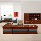 Guangzhou High Quality Hotel Luxury Boss Office Executive Table (FOHK-1638B)