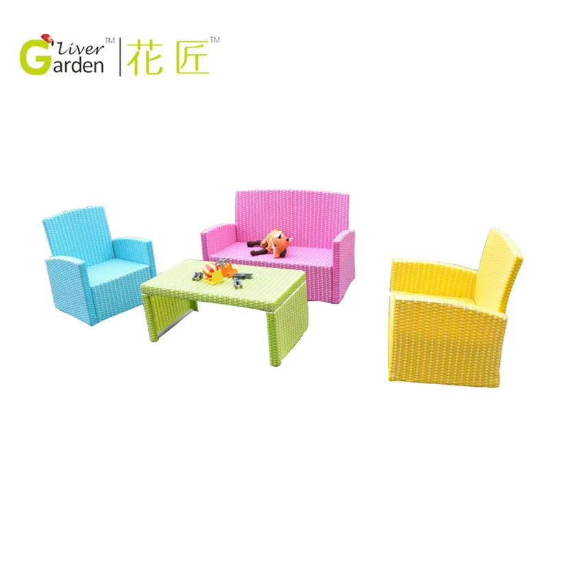 Garden furniture pe wicker outdoor modern rattan