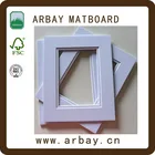 Precut Acid free White Paper Photo Frame Matboard With OPP bag