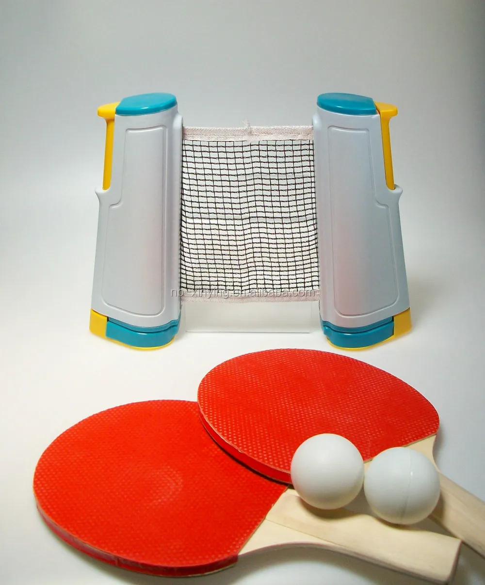 Protable Table Tennis Set With Retractable Net for Ping Pong Table
