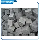 10x10cm small grey paving cobble stone with low price