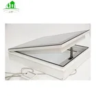 Flat Double Glass Aluminum Electric Open Roof Window Skylight