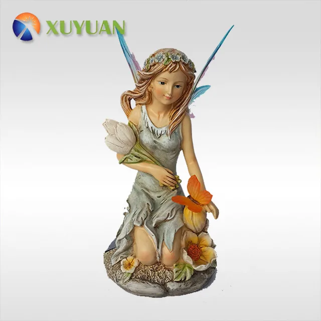 high quality 3d lifelike fairy resin figurine decoration poly