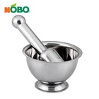 New Style Selling Household Papaya Salad Tool Stainless Steel Spice Grinder Mortar and Pestle