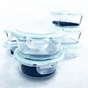 Borosilicate glass square round mini food storage containers With Good Service