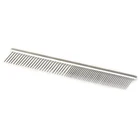 hot selling stainless steel hair comb double teeth metal comb pet products