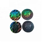3D security transparent hologram sticker,hologram clear label