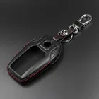 New Coming Brown Leather Remote Key Case Cover For 2018 730 740 760 7 Series G11 G12 Display With Box