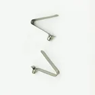Tent Pole Push V Shape Touch Button Spring Clip for Lock and Tube Metal Stamping Parts