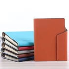 A5 custom Thermo PU cover leather Hardcover notebook Magnetic Close Refillable Diary Planner