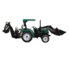 4wd compact utility tractor with backhoe front loader farm tractor