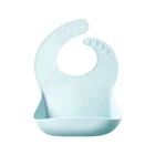 Kids Silicone Plate for Toddlers and Microwave Safe Silicone Baby Bib