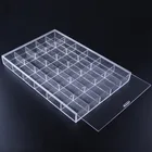 Clear Acrylic plexiglass model car display box rack jewelry display box