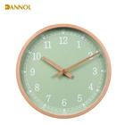 Different Sizes China Made Bedroom Wall Deco Wood Clock