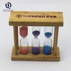 3 in 1 wood mini hourglass sand timer clocks tea timer 1 3 5 minute