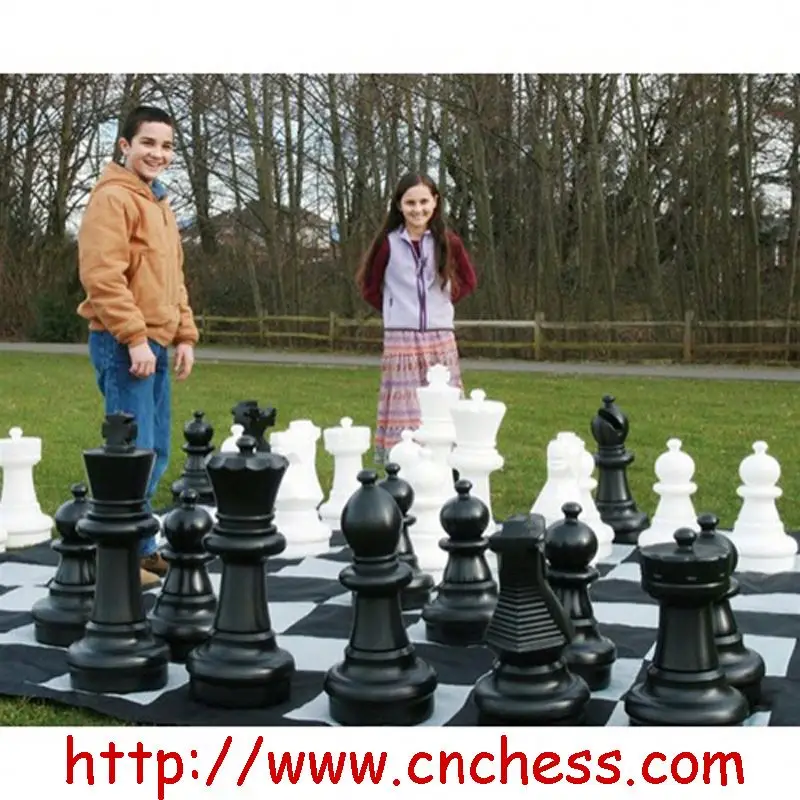 GCN-25 король 25 "гигантский открытый сад шахматы набор с нейлон шахматная доска