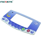 Factory custom printing lexan panel sticker design polycarbonate graphic overlay