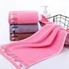 High soft quality luxury dobby stocklot cheap 100% cotton hand towel