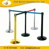 5m retractable flexible belt queue barrier stand