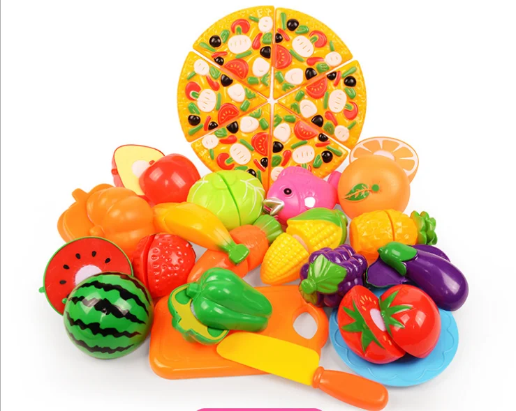 plastic fruit and veg toys