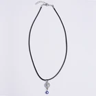China Necklace 2020 New Design Amazon Popular China Good Supply Evil Eye Leather Necklace