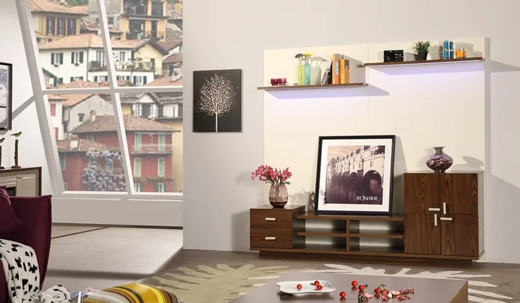 Living Room Modern Design Lcd Long Tv Hall Cabinet Tv Showcase Tv