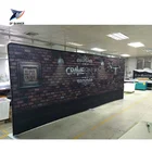 #SuperOctober 2019 Best quality 20ft straight trade show tension fabric stand wedding backdrops design