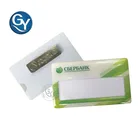 Custom name tag plastic badge with magnet for promotion