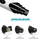 Ultra Quiet Pet Nail Grinder for Dog and Cat Electric Rechargeable USB Charging Dog Nail Grinder Trimmer Clipper