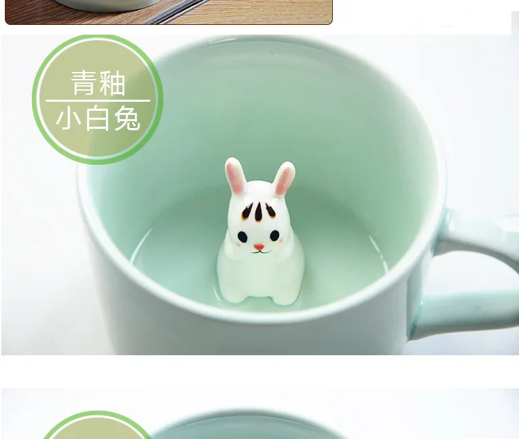 3D stereo animal coffee mug,cartoon ceramic cup ,3D cartoon water mugs for kids