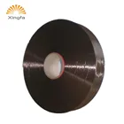 Hot sale recycled dope dyed poy 100/144 black 100% polyester yarn