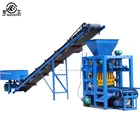 QT4-26 hot selling concrete construction cement hollow block making machine made in china