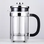 Hot Sale 1L Glass Stainless Steel French Coffee Press/Tea Maker/ Coffee Plunger