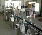 Whole automatic bottle filling line including filling capping sealing labeling machine