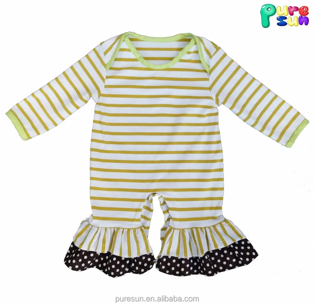 striped baby romper