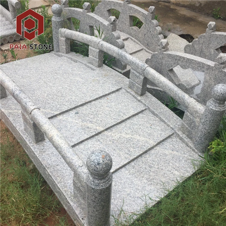 product grey granite stone garden bridge-3