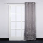 branch printed living room blackout curtain fireproof blackout iran decorative curtains for home