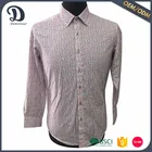 Fashion broken flower men long sleeve men printed shirt
