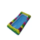 hot selling pvc inflatable swimming pool float for water sport with rectangle shaped