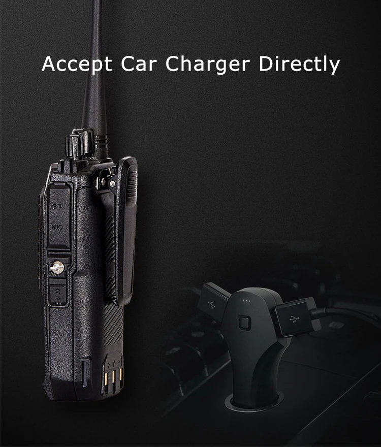 8 Watt High Power Police Scanner 150 MHz VHF 400 MHz UHF Handlichen Talkie CD-628 2 way radio - ANKUX.COM