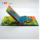 High quality children dinosaur story book printing service children 3D pop up book printing