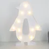 Marquee Penguin LED Battery Night Light Holiday Gift Children Room Decoration Party Light