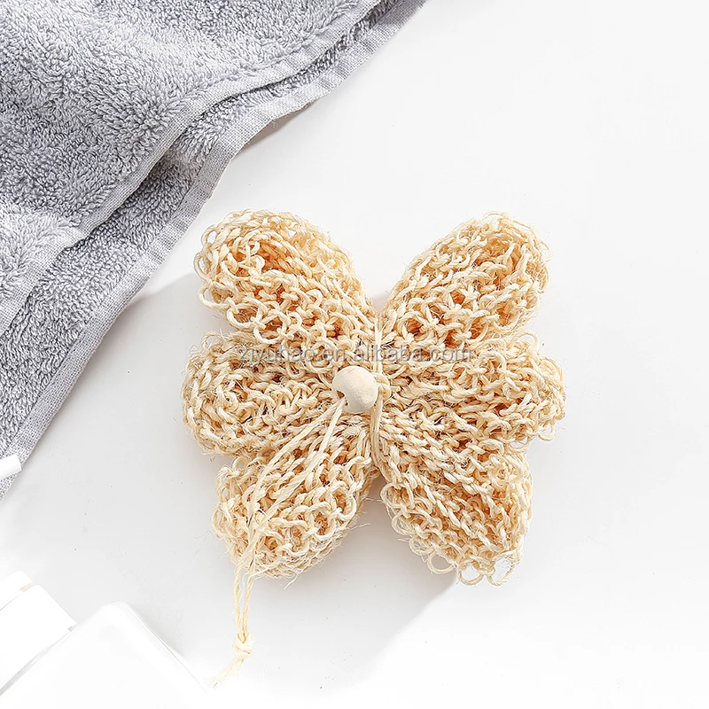 exfoliating body sponge natural body loofah scrub sponge for