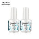 RONIKI Shining Soak Off UV Velvet Matte Top Coat Gel Private Label Premium Quality Free Sample