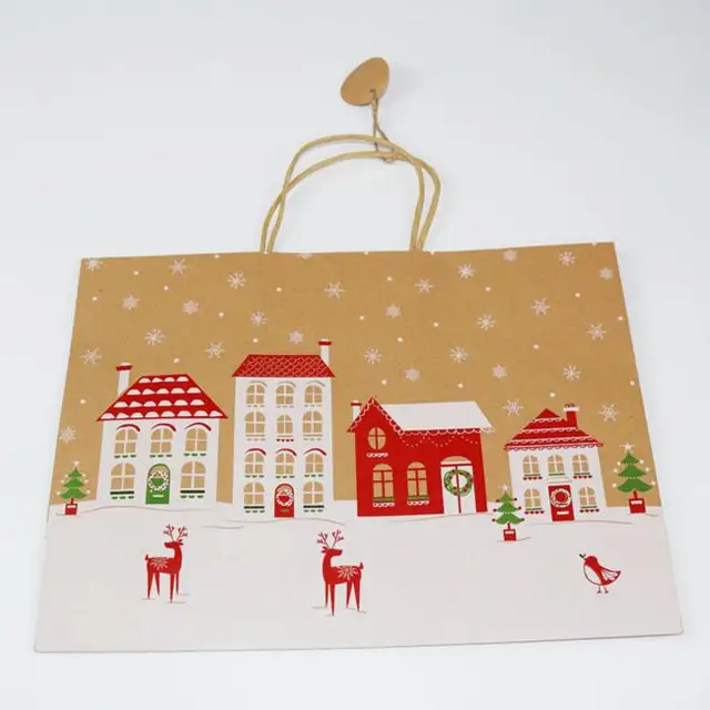 custom-made cmyk printing handled gift cloth packing promotion