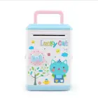 Cartoon Kids ATM Money Box Saving Bank Portable Electronic Automatic Piggy Bank