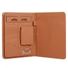 PU Leather Design File Folder Tablet Computer Holder A4 Size Folder with Phone Case